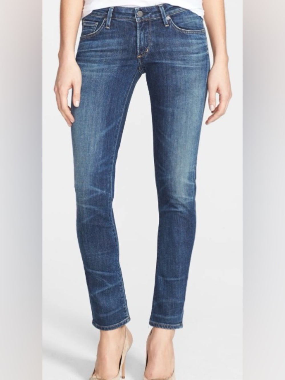 Citizens Of Humanity in Blue Patina Skinny Jeans